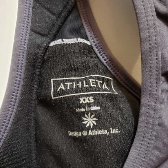 Athleta Tank Top Asphalt Energy Tank Size XXS EUC - Picture 6 of 10
